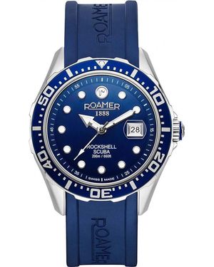 Roamer 867833-41-45-02 Rockshell Mark Iii Scuba Watch - Blue