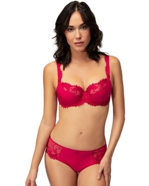 Empreinte Thalia Low Cut Bra - Red