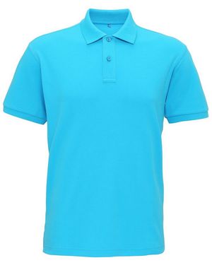Asquith & Fox Super Smooth Knit Polo Shirt - Blue