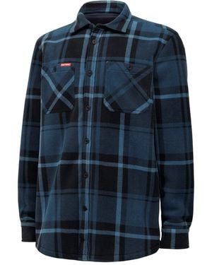 Hard Yakka Sherpa Shirt Jacket - Blue