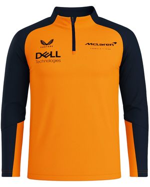 Castore Mclaren F1 Team Midlayer Top Nylon - Orange