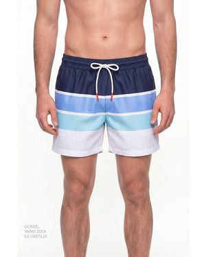 Penti Striped Swim Shorts - Blue