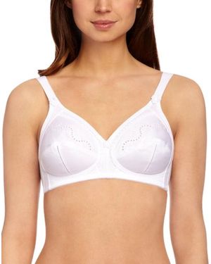 Triumph Doreen + Cotton 01 N Non Wired Full Cup Bra - White