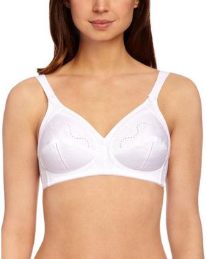 Triumph Doreen + Cotton 01 N Non Wired Full Cup Bra - White