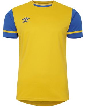 Umbro Cavelle Jersey T-Shirt /Royal) - Yellow