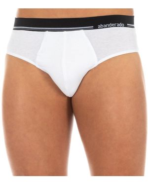 Abanderado Anatomical Front Breathable Fabric Brief A077H - White