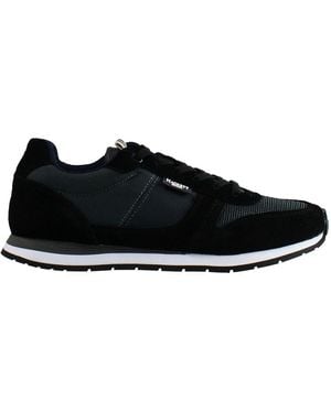 Hackett Eyelet Trainers - Black