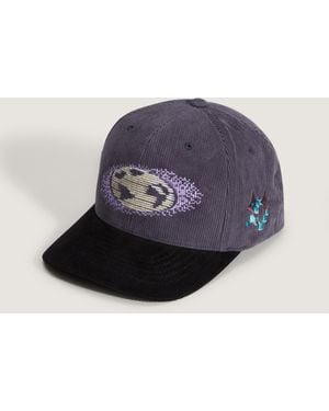 Vans Premium Pixel Globe Snapback Hat Hat - Blue