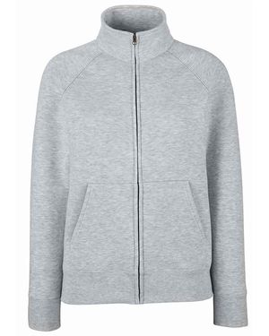 Fruit Of The Loom Lady Fit Sweatjack (heide Grijs)