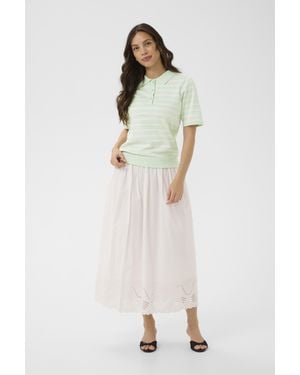 Saint Tropez Korte Mouwen Milasz Korte Mouwen Regular Fit - Naturel
