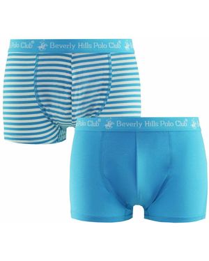 Beverly Hills Polo Club 2-Pack Trunks - Blue