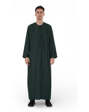 Thobez Eid Moroccan Jubba Robe Djellaba Ramadan Eid Thobe - Green