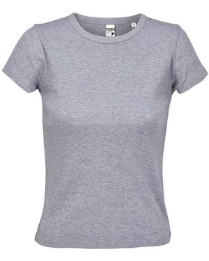 Sol's Ladies Sara T-Shirt (Light Marl) - Grey