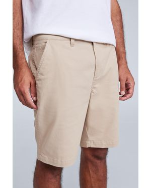 Mountain Warehouse 'Westbay' Chino Shorts Lightweight Breathable Stretchy Soft Cotton - Natural