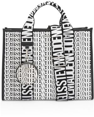 Steve Madden Optic Bag Fabric - White