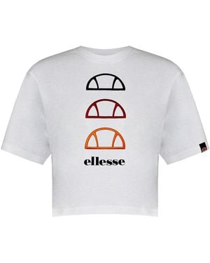 Ellesse Deway Crop T-Shirt - Grey