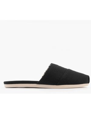 TOMS Alpargata Mule Espadrille Textile - Black