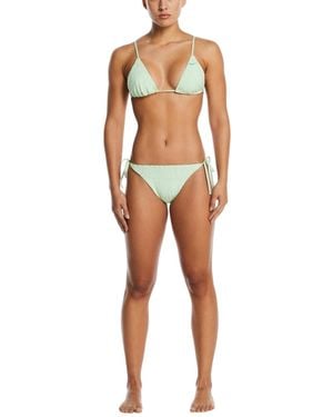 Nike Bikinibroekje Met Reliëf (Dampgroen) - Meerkleurig