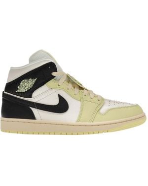 Nike Air Jordan 1 Mid Fall League Sail Trainers - Brown