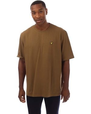 Lyle & Scott And Pique T-Shirt - Brown