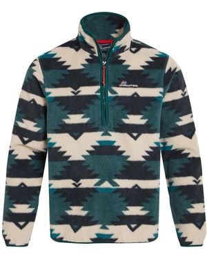 Craghoppers Tatton Ii Half Zip Fleece Top (Dark Viridian) - Green