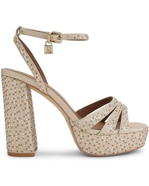 Kurt Geiger Brixton Platform Sandals - White