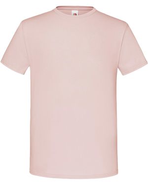 Fruit Of The Loom Iconisch 150 T-shirt (poederroos) - Roze