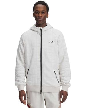 Under Armour Herenjack Met Capuchon, Doorstikte Pasvorm En Doorlopende Ritssluiting – Unstoppable - Grijs