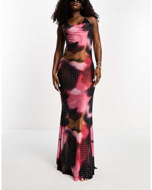 Miss selfridge snake print dress discount