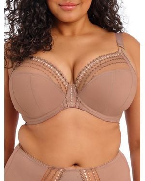 Elomi Matilda Plunge Side Support Bra - Brown