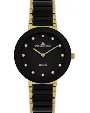 Jacques Lemans 42-7K Ladies Monaco Watch - Black