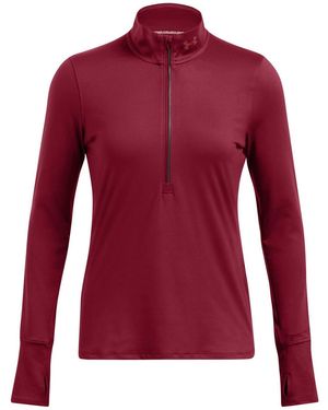 Under Armour Ua Launch Pro Half Zip Running Top - Red