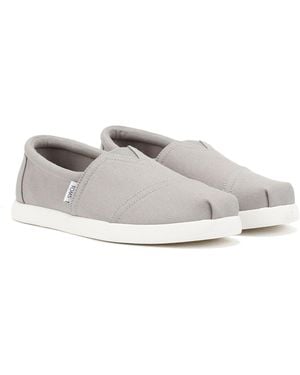 TOMS Alp Fwd Canvas Drizzle Espadrilles - White
