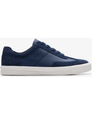 Clarks Makea Court Shoes - Blue