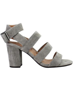Vionic Perk Blaire Heeled Sandals Suede - Grey