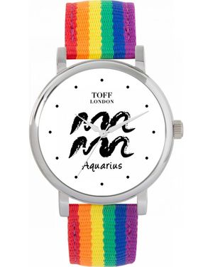 Toff London Tlws-72821 Ladies Aquarius Watch - White