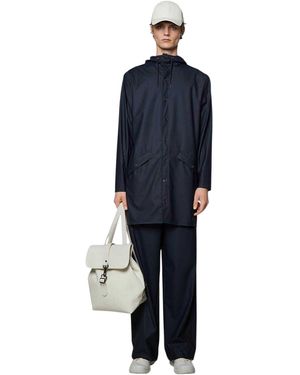 Rains Waterdichte Anorak Voor Volwassenen (Marine) - Blauw