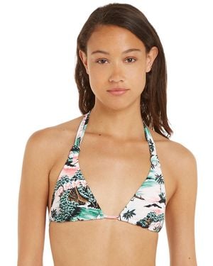 Tommy Hilfiger Tj Heritage Triangle Bikini Top - Blue