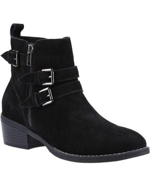 Hush Puppies Jenna Ankle Boot Memory Foam - Black