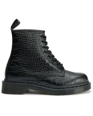 Dr. Martens Dr 1460 Croco Boots - Black