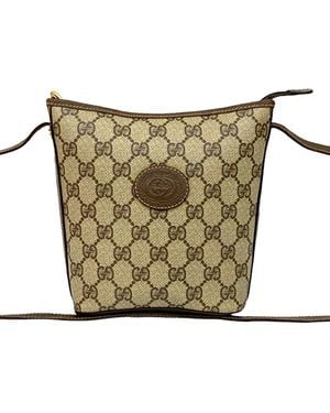 Gucci Pre-Owned Gg Supreme Crossbody - Metallic