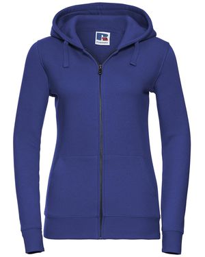Russell Ladies Authentic Full Zip Hoodie (Bright Royal) - Blue