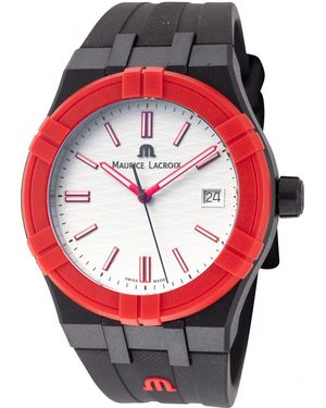 Maurice Lacroix Ai2008-04010-400-J Aikon Tide Watch - Red