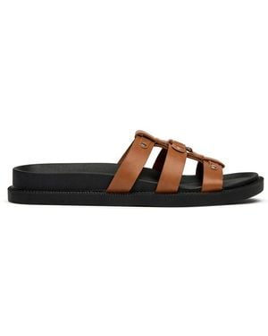 SOLESISTER Honey Footbed Sandals - Brown