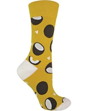 Sock Snob Talkie Socks - Yellow