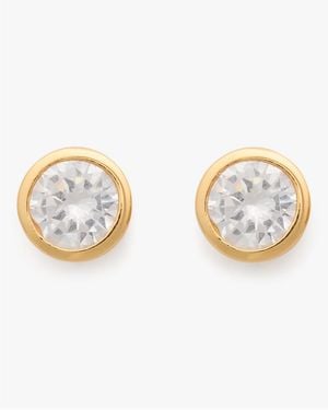 Kate Spade Bezel Studs - Metallic