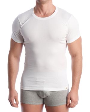 Omera Organic Cotton Short Sleeve Undershirt 2008 - White