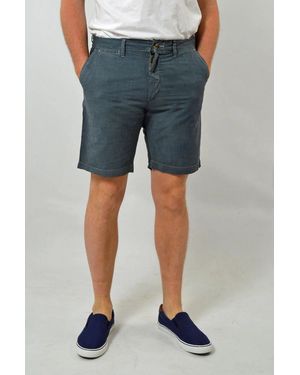 H&M Lightweight Cotton Chino Shorts - Blue