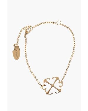 Off-White c/o Virgil Abloh Kettingarmband Met Iconisch Pijldetail In Goud - Wit