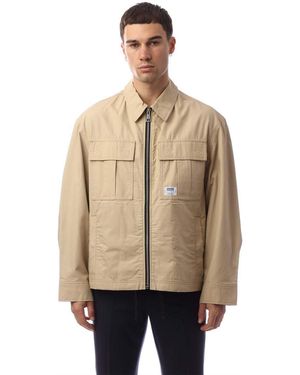 HUGO Logo Label Jacket - Natural